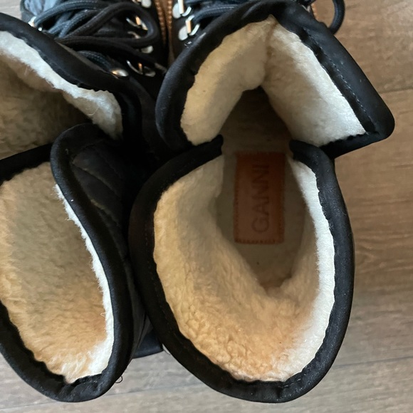 Host pick!  Ganni Edna Suede Hiker boots 39 - Picture 7 of 8